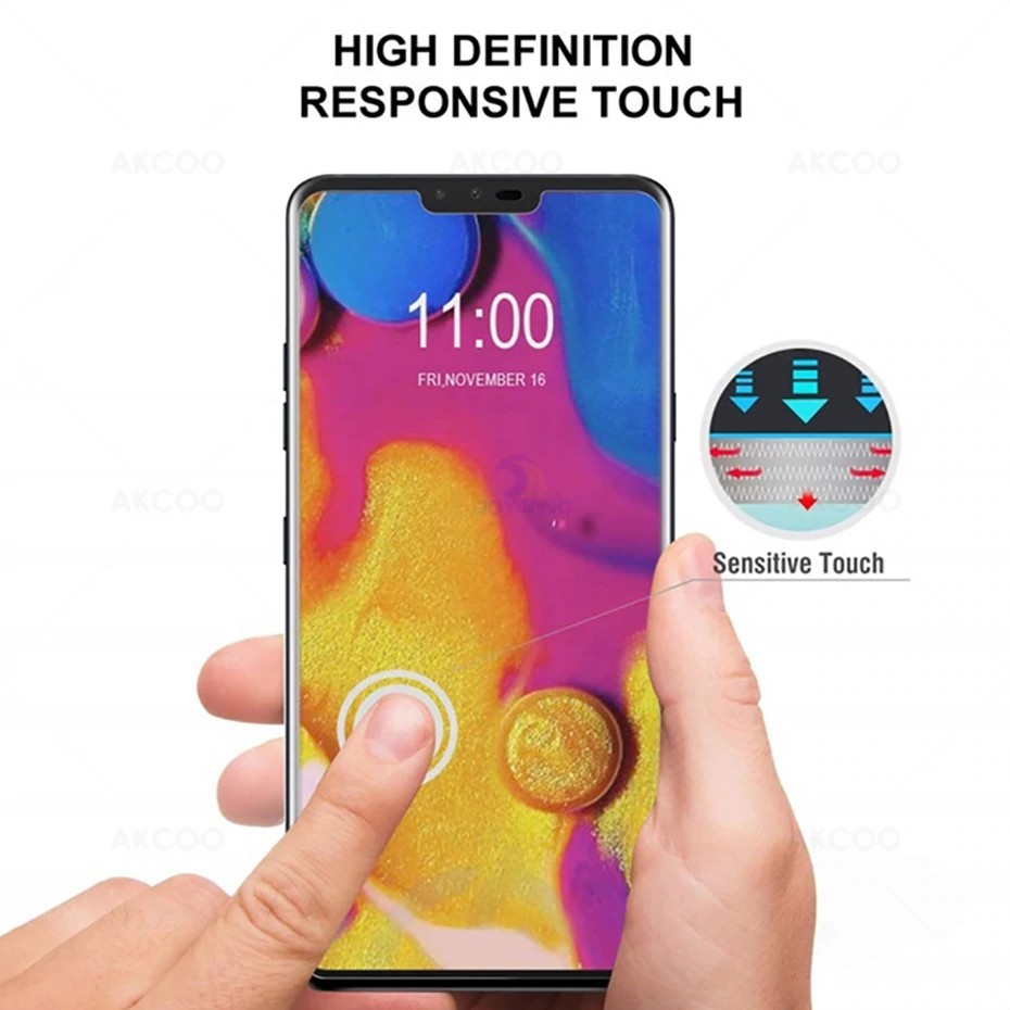 Kính Cường Lực UV Keo Nước Cho LG G8, Dán Màn HÌnh LG G8