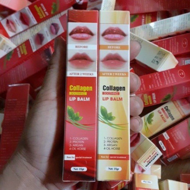 Dưỡng môi collagen kích màu sau xăm giúp môi đều màu, khắc phục mọi khuyết điểm khi phun môi