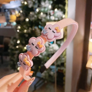 BỜM TÓC HỒNG ĐÍNH HOA CHO BÉ GÁI