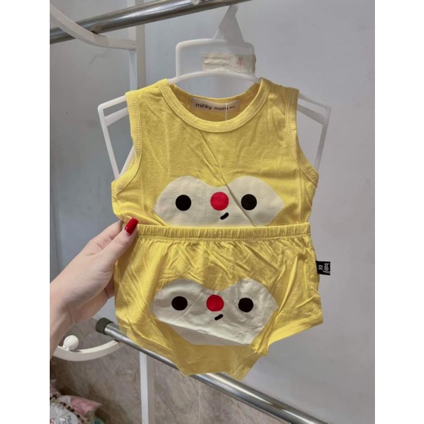 Bộ ba lỗ thun lạnh cho bé