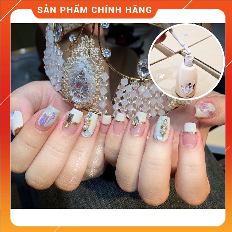 Sơn gel nhật màu trắng sữa [ Màu sơn HOT nhất] Thiên Di Nail