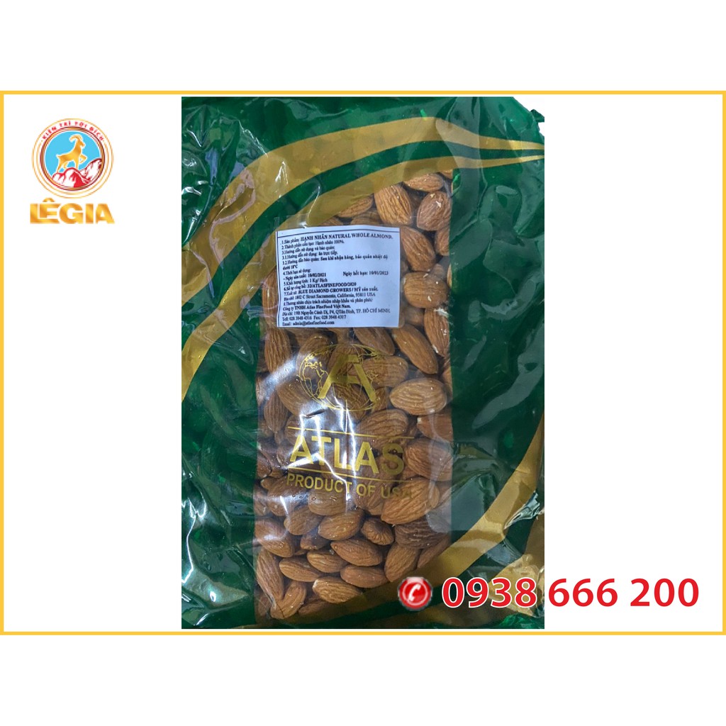 HẠT HẠNH  NHÂN  RANG  MUỐI 1KG