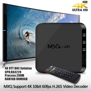 Box Tivi MXQ Pro 4K ram 1GB - Android 7.1.2 - Biến tivi thường thành tivi thông minh
