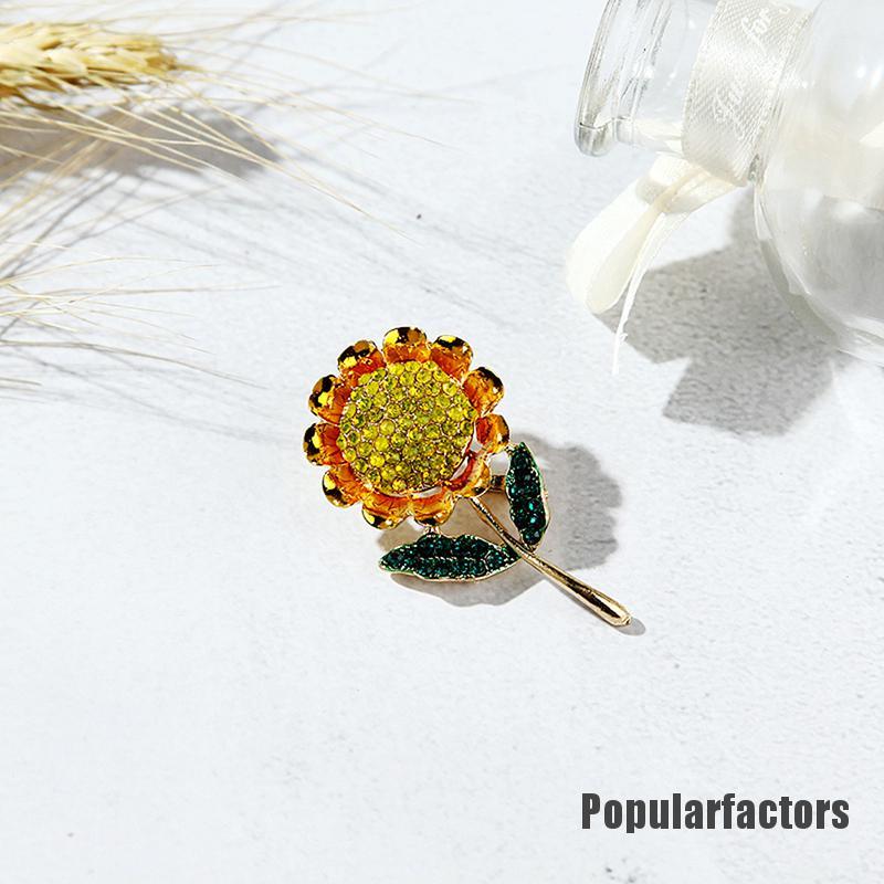 Ghim Cài Áo Hình Hoa Hướng Dương Thời Trang