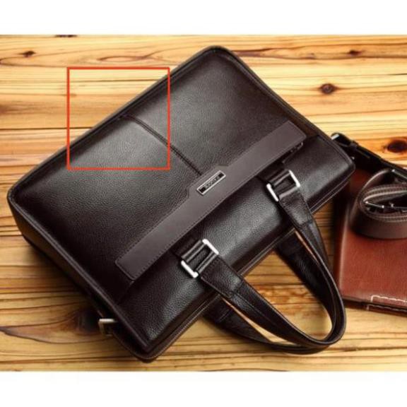 Chính Hãng cặp da cao cấp Cặp da thật -Cặp văn phòng P.KUONE -Da Thật cực đẹp (Bảo hành 3 năm- kèm ảnh thật) | BigBuy360 - bigbuy360.vn