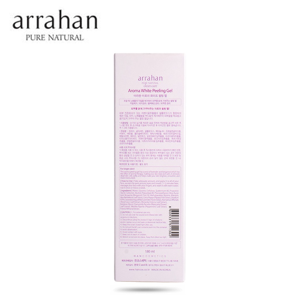 GEL TẨY DA CHẾT HƯƠNG HOA OẢI HƯƠNG AROMA PEELING GEL ARRAHAN