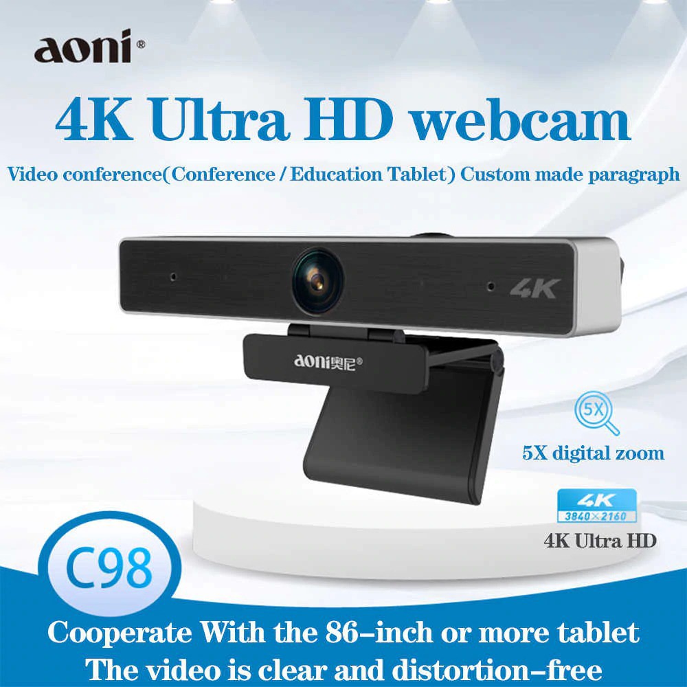 Webcam kèm micro họp hội nghị trực tuyến | Aoni A30 (FullHD 1080p 30fps, Góc Rộng 92°, tự động lấy nét) | BigBuy360 - bigbuy360.vn