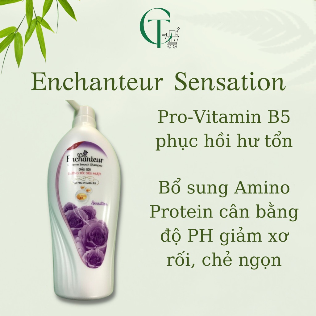Dầu gội dưỡng tóc siêu mượt Enchanteur 650g