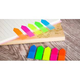 Giấy note 5 màu nhựa