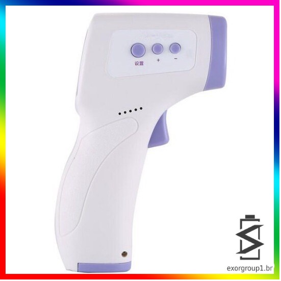 Súng Nhiệt Kế Hồng Ngoại Cảnh Báo Không Tiếp Xúc 3 Màu Sắc