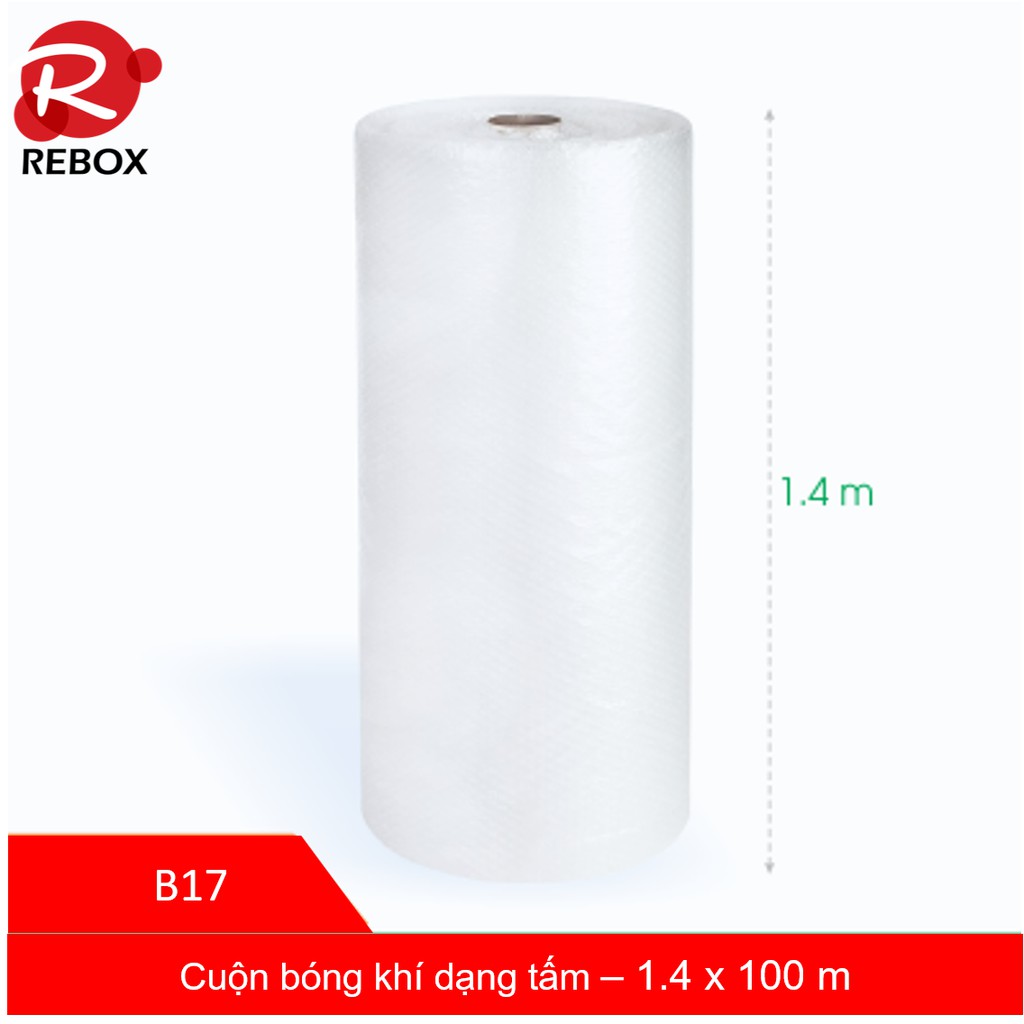 140cm x 100m  - Cuộn bóng khí - Xốp hơi - Xốp nổ - Gói hàng - Bọc hàng (Cuộn bóng to)