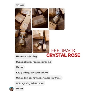 NƯỚC HOA 𝐓𝐎́𝐂 - CRYSTAL ROSE (𝐒𝐰𝐢𝐬𝐬 𝐀𝐫𝐚𝐛𝐢𝐚𝐧)