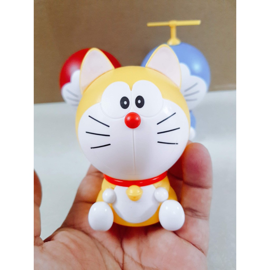 Đồ chơi mô hình Doraemon - bộ 3 bé màu xanh, đỏ, vàng