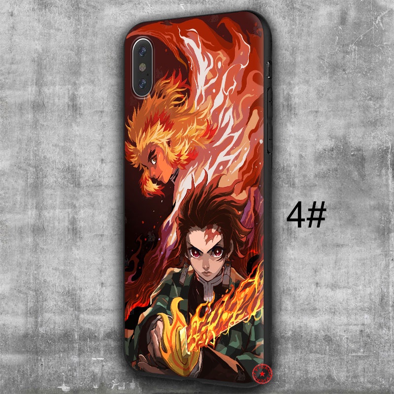 Ốp Điện Thoại Hình Demon Slayer Kimetsu no Yaiba Cho iPhone SE XR 5 5S 6 6S 7 8 11 Pro Max Plus XN10