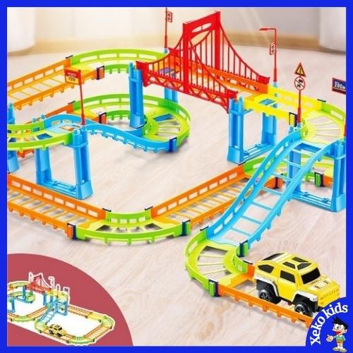 №✟Bộ đồ chơi lắp ghép, ráp mô hình đường ray xe lửa cho bé trai, gái 3 4 5 6 7 8 tuổi. Trò trí tuệ trẻ em XEK