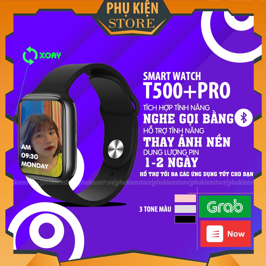 Đồng Hồ Nam Nữ Thông Minh T500+ Pro Series 6 (Thay Dây - Thay Hình Ảnh - Có Game + Cài Mật Khẩu + Nút Tròn Xoay) -Pk.vn