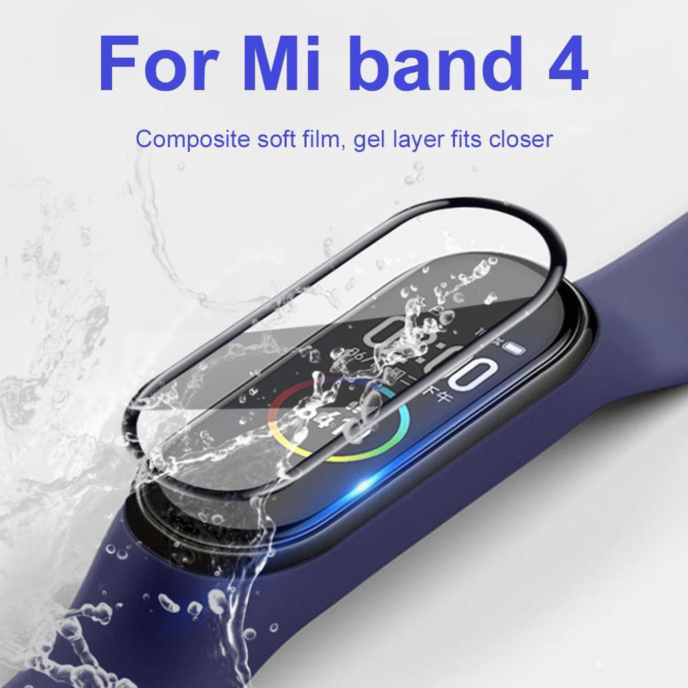 Xiaomi Mi Band 4 3D Screen Protector Miband 4 Protective Glass Full Curved Edge Scratch-resistant for xiomi mi band4 Film