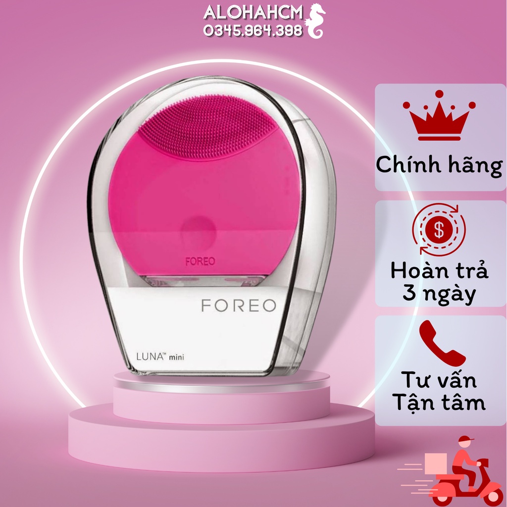 Máy rửa mặt Forever Luna Mini 2, Sạch Bã Nhờn, Se Khít Chân Lông - Chính Hãng - Bảo Hành Uy Tín - Hoàn Trả Sau 3 Ngày