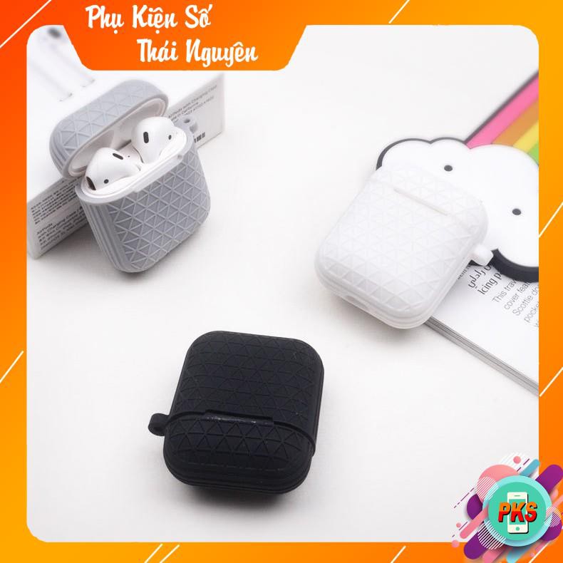 Case vỏ bao airpod kẻ X đựng tai nghe không dây airpod 2. i11 i12 i18 i100 ...
