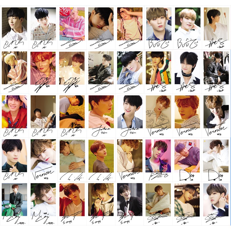 Card hình có chữ ký SEVENTEEN