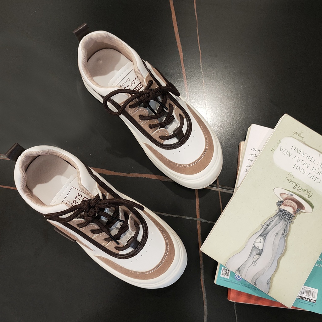 Giày sneaker nữ đẹp dáng thể thao đế cao 5cm thời trang phong cách hàn quốc -MS1682