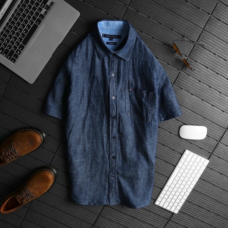 SƠ MI NGẮN TAY CÓ TÚI TM