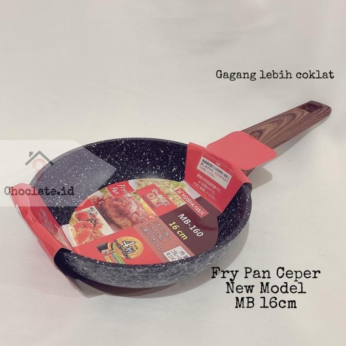 Chảo Chiên/Nướng Bánh Chống Dính Bằng Gốm Sứ Vân Cẩm Thạch 16Cm