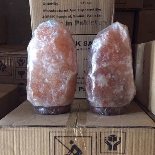 Đèn đá muối Himalaya hình tự nhiên - chính hãng nhập khẩu Pakistan