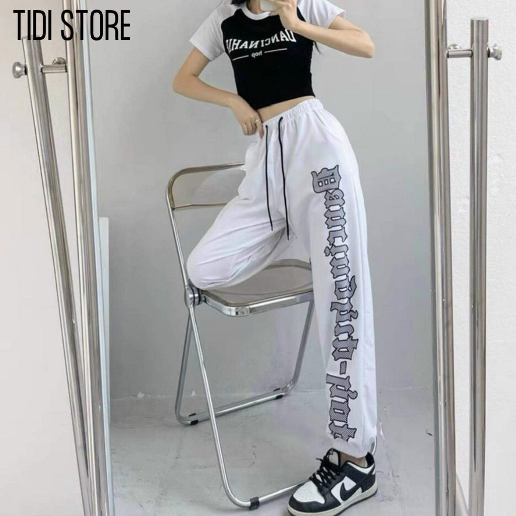Quần dài jogger nữ vải nỉ thoáng mát co giãn kiểu dáng thời trang TQD01