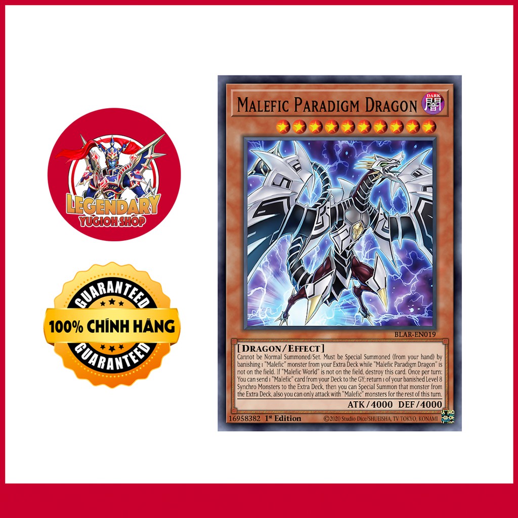 [EN][Thẻ Bài Yugioh Chính Hãng] 'Malefic Paradigm Dragon'