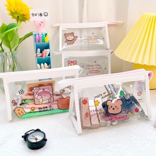 TÚI/BÓP TRONG SUỐT ĐỰNG MỸ PHẨM IN HOẠT HÌNH DỄ THƯƠNG 👧