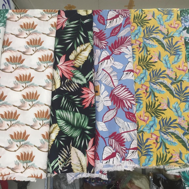 Vải tơ thải sale ib chọn mẫu