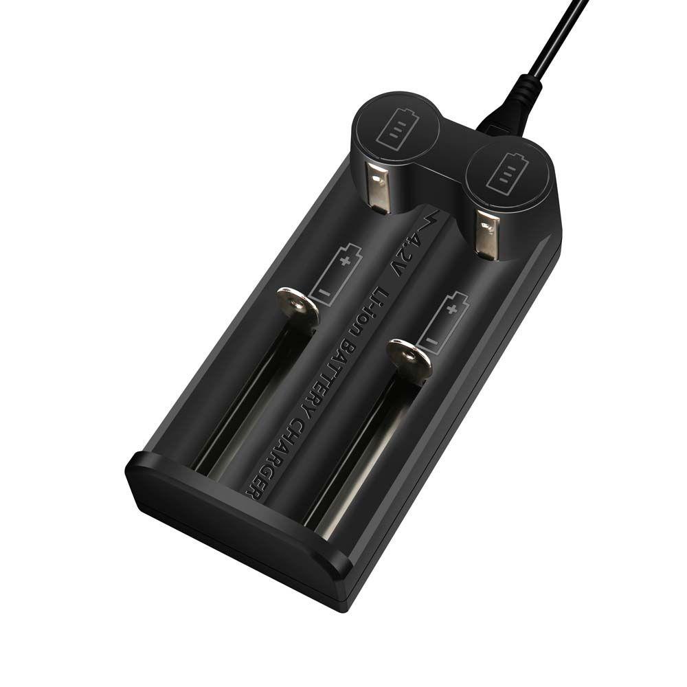 Cục Sạc Pin Li-ion 2 Khe 21700 Li-ion Thông Minh Tiện Dụng