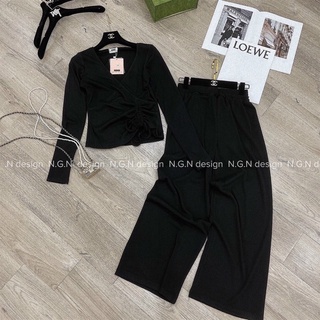 [SET ÁO DÚM] quần ống rộng