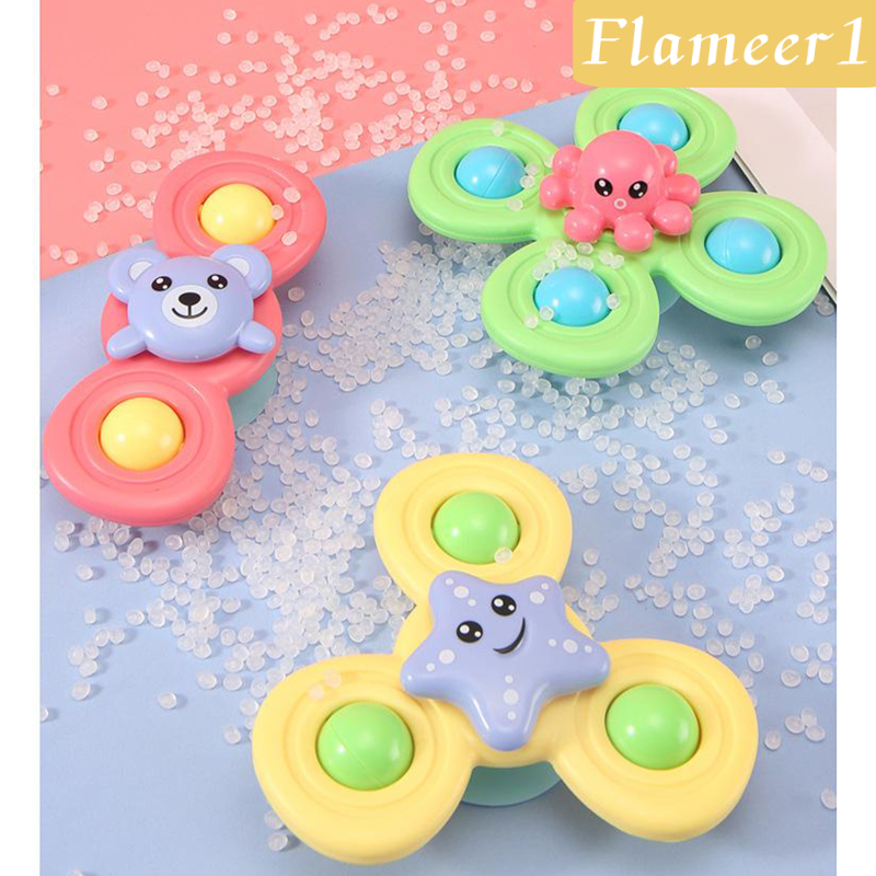 Bộ 1 / 3 Đồ Chơi Xoay Có Giác Hút Gắn Bồn Tắm Cho Bé Spinner