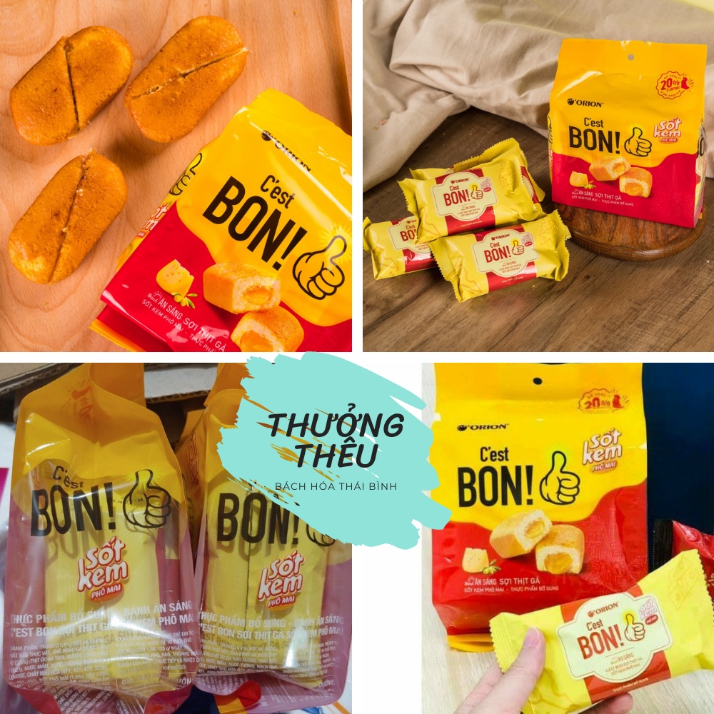 Bánh C'est BON sợi thịt gà vị sốt kem phô mai