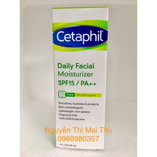 Kem chống nắng Cetaphil Daily Facial Moisturizer SPF 15 118ml
