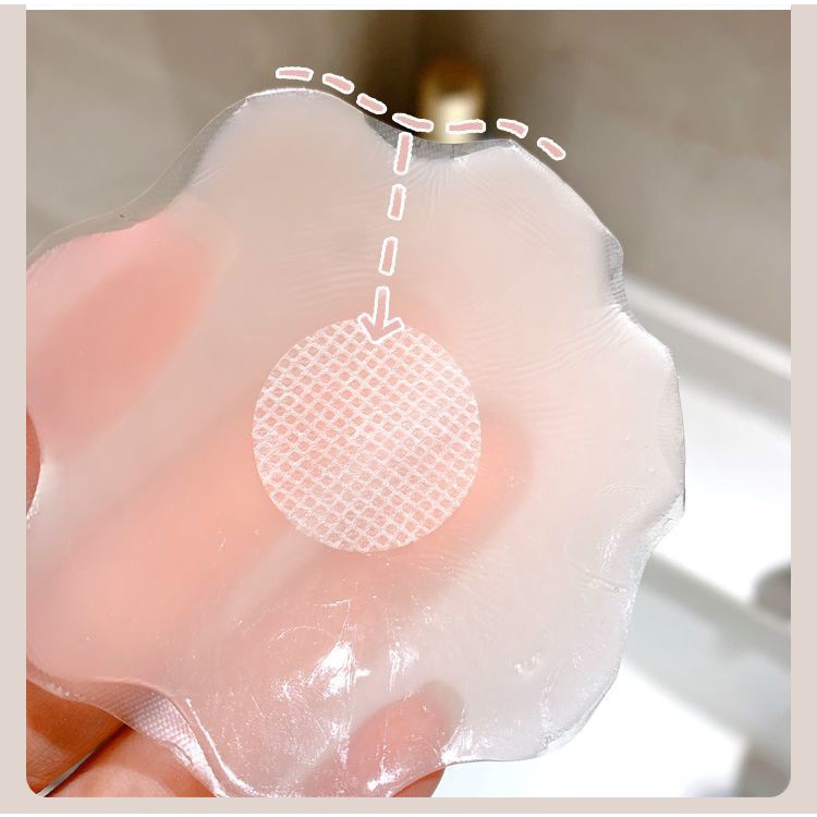 Miếng Đệm Ngực Bằng Silicon Hình Cánh Hoa Đẹp Mắt Cho Nữ