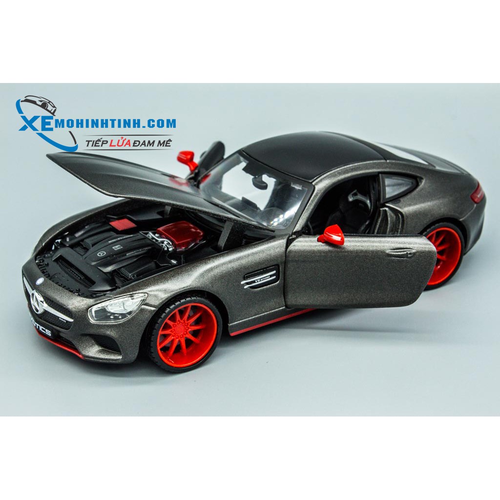 Xe Mô Hình Mercedes Benz Amg Gt Exotics 1:24 Maisto (Xám)