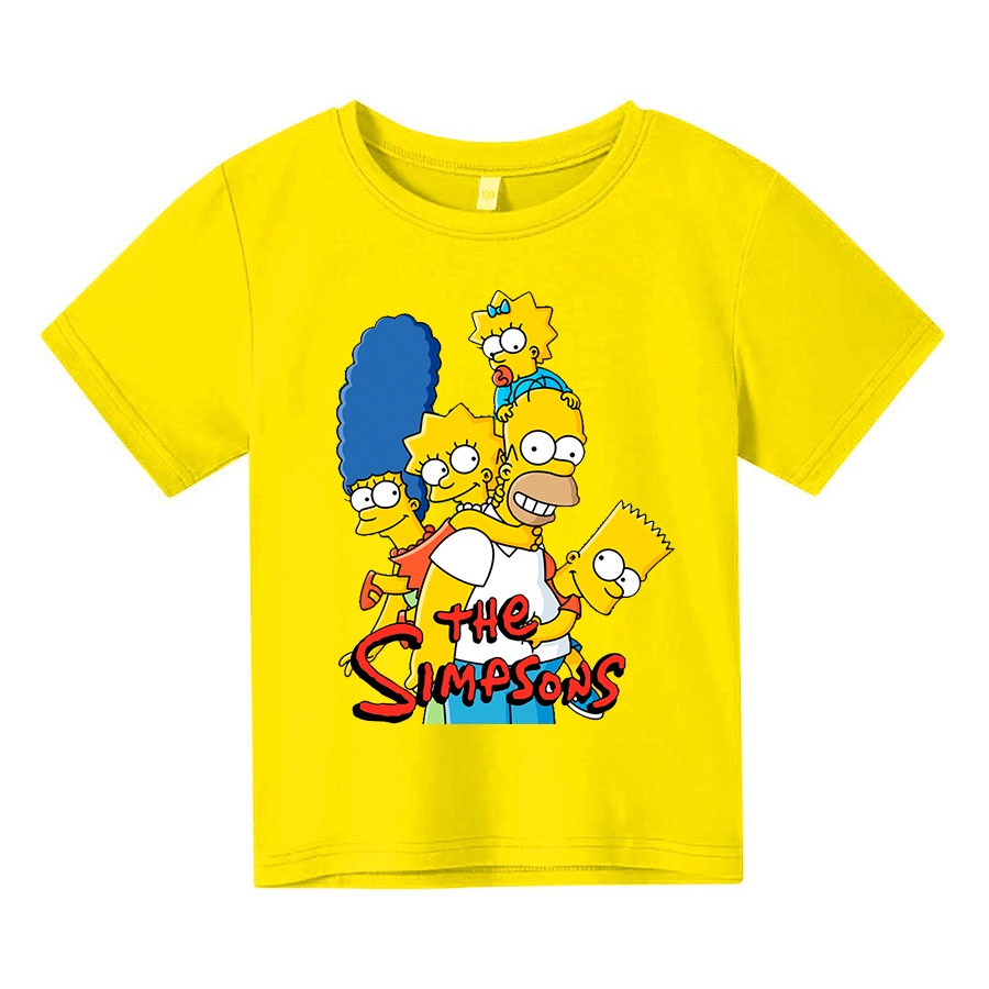 Áo thun cho bé the simpsons 1 , 4 màu, có size người lớn, Anam Store