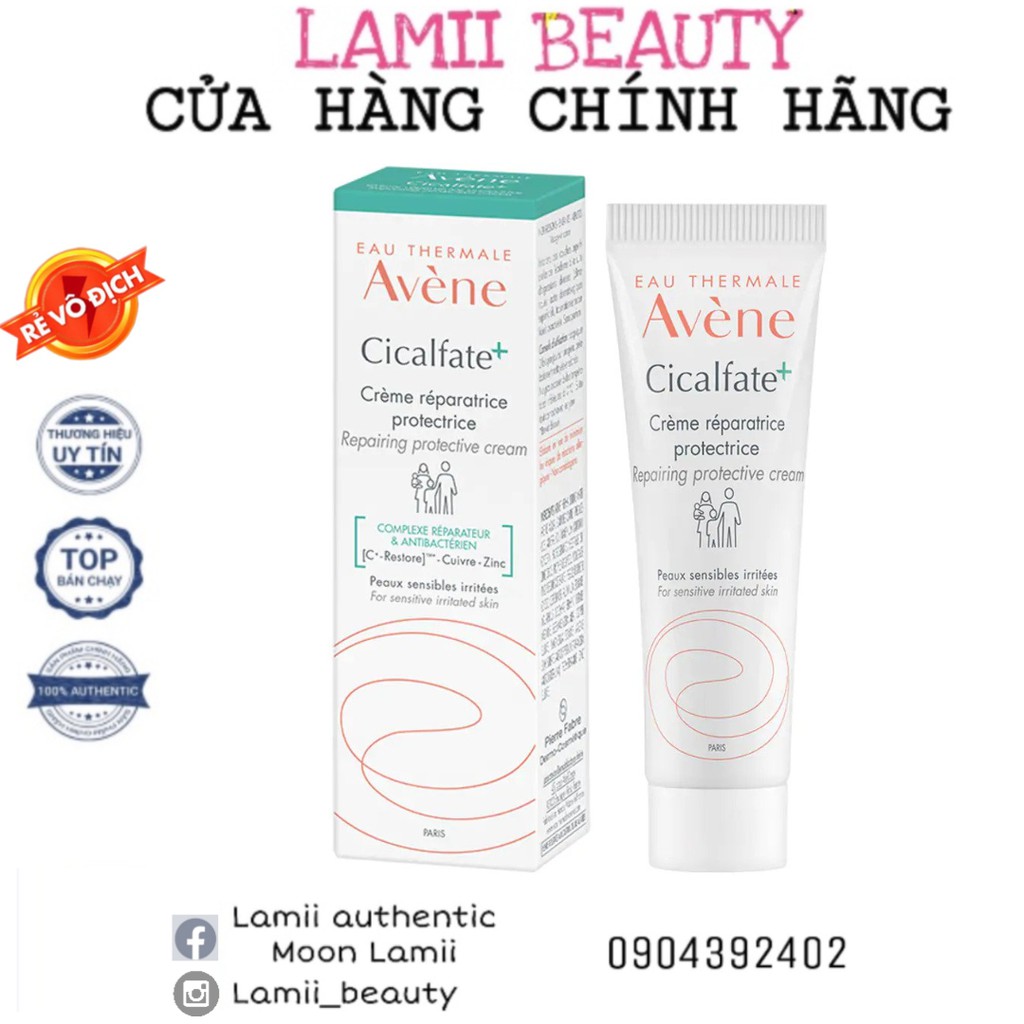 Kem dưỡng phục hồi da Avene Cicalfate+ Repairing protective cream