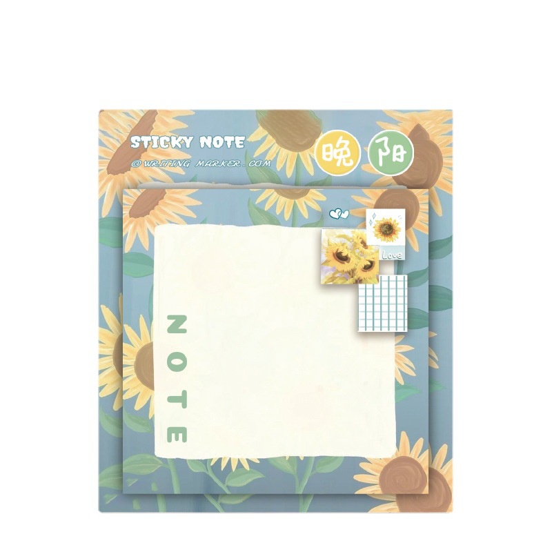 Giấy Dán Ghi Chú Họa Tiết Hoạt Hình Dễ Thương Phong Cách Hàn Quốc
