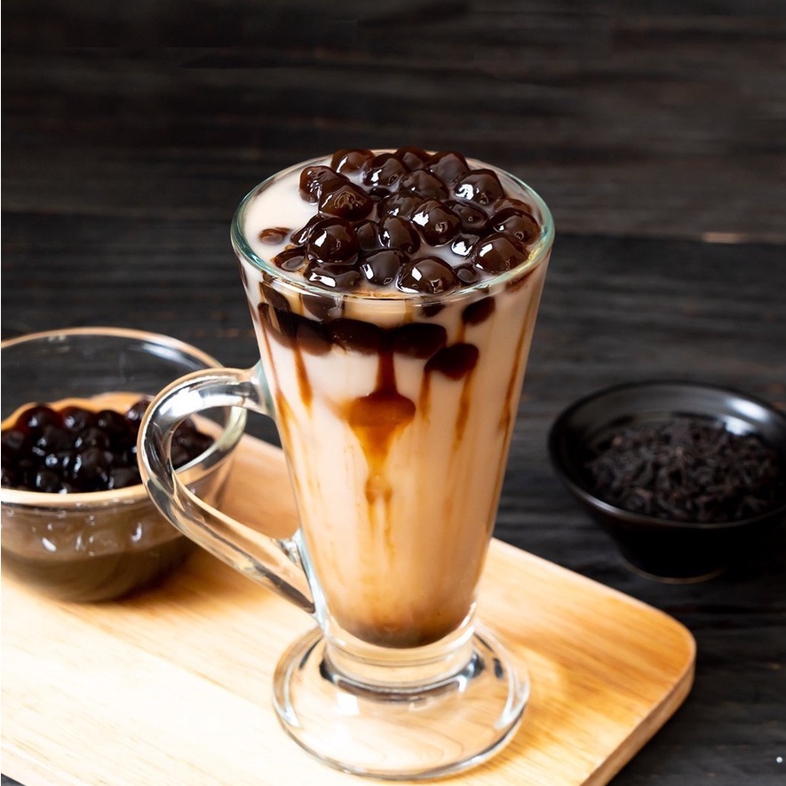 Set Nguyên Liệu Trà Sữa Trân Châu 15 Ly NHALAM FOOD Trà Thái Xanh Đỏ, Phúc Long, Hoàng Kim