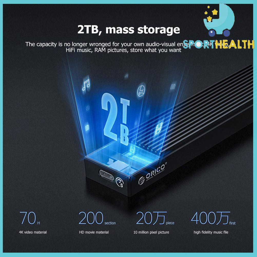Hộp Đựng Ổ Cứng Ngoài Orico M2Pf-C3 M.2 Ngef Ssd 5gbps | BigBuy360 - bigbuy360.vn