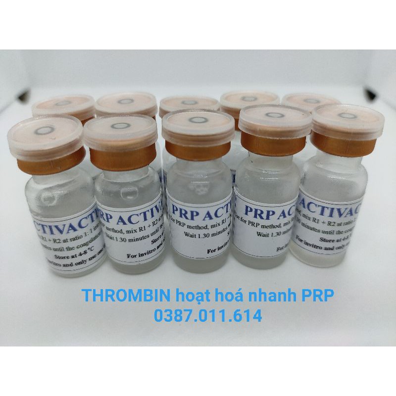 THROMBIN HOẠT HOÁ NHANH PRP ( MẪU MỚI MIX SẴN)