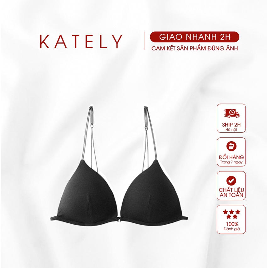 Áo bra dây mảnh, không gọng, khoe lưng quyến rũ, chất liệu cotton mềm mịn, thấm hút mồ hôi, co giãn tốt