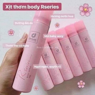 Xịt Thơm Hồng Thái Lan R Series Designer Collection Body Spray