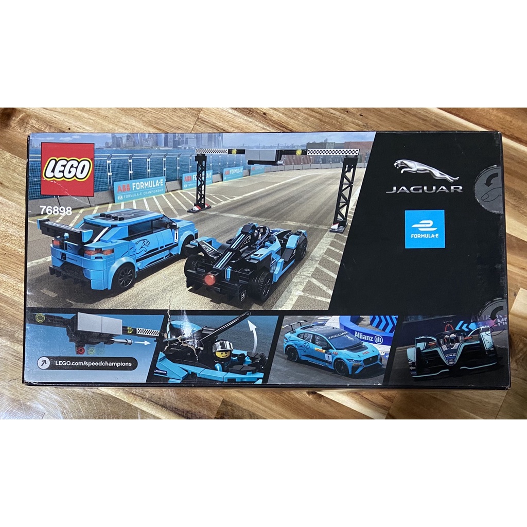 76898 LEGO Speed Champions Car &amp; Jaguar I-PACE eTROPHY - Siêu xe đâ