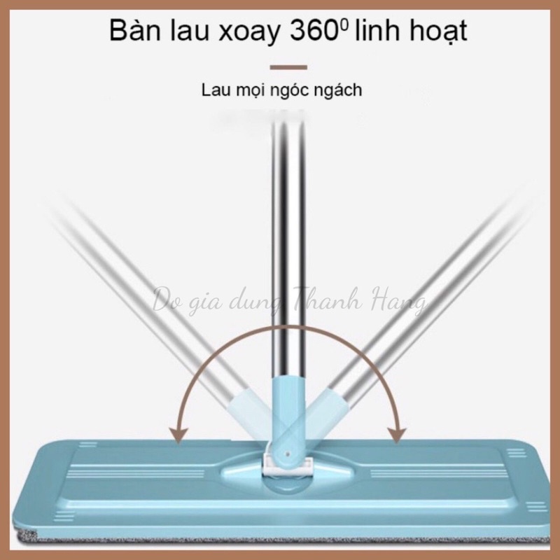 Chổi lau nhà 360 độ freeship cây lau nha 2 ngăn tự vắt tự động vinamop có xô chứa VNM19 thông minh vnm19 VINAMOP chuẩn