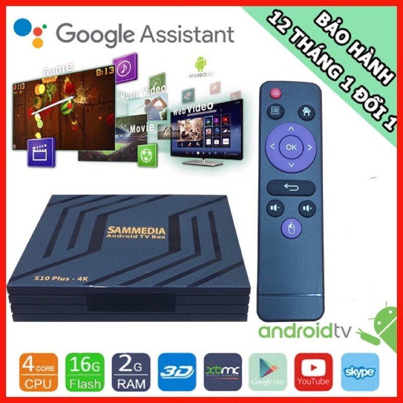 ANDROI BOX TV SAMMEDIA S10 PLUS